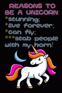 unicorn cute funny quote believe in happy new year and merry christmas notebook gift