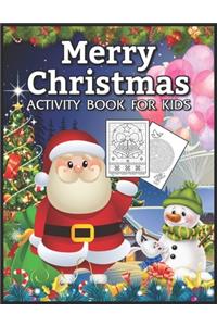 Merry Christmas Activity Book for Kids