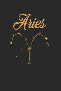 Aries Zodiac Notebook - Birthday Boy Journal Planner