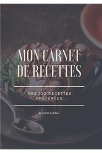 Mon carnet de recette