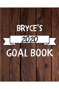 Bryce's 2020 Goal Book