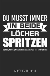 Du Musst Immer In Beide Löcher Spritzen