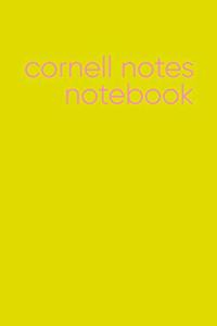 Cornell Notes Notebook