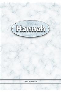 Hannah - Lined Notebook