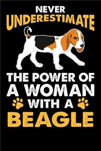 Never Underestimate The Power Of A Woman With A Beagle