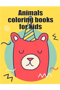 Animals coloring books for kids