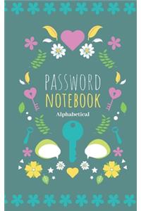 Password Notebook Alphabetical