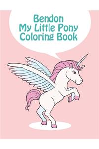 bendon my little pony coloring book