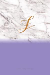 F - Lavender Marble Journal 5 x 8
