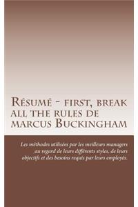 Résumé - first, break all the rules de marcus Buckingham