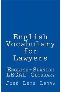 English Vocabulary for Lawyers