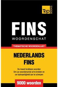 Thematische woordenschat Nederlands-Fins - 9000 woorden