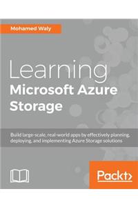 Learning Microsoft Azure Storage