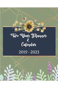 2019-2023 Five Year Planner And Calendar