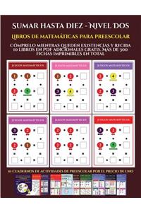 Libros de matemáticas para preescolar (Sumar hasta diez - Nivel Dos)