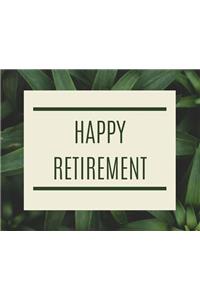 Happy Retirement Guest Book (Hardcover)