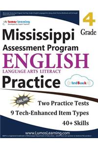Mississippi Assessment Program Test Prep: Grade 4 English Language Arts Literacy (Ela) Practice Workbook and Full-Length Online Assessments: Map Study Guide