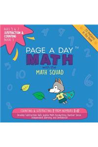 Page a Day Math: Subtraction & Counting Book 3: Subtracting 3 from 3-13