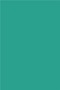 Persian Green 101 - Lined with Margins Notebook (Narrow)