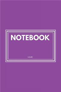 Notebook: Lilac: Notebook 6 X 9: Notebook 50 Sheets