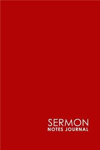 Sermon Notes Journal