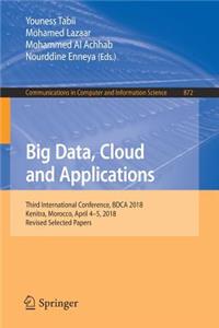 Big Data, Cloud and Applications