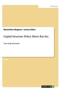 Capital Structure Policy