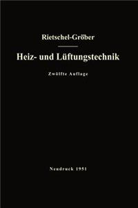 H. Rietschels Lehrbuch Der Heiz- Und Lüftungstechnik