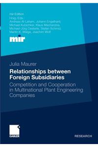 Relationships Between Foreign Subsidiaries