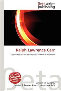 Ralph Lawrence Carr