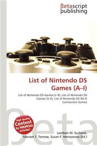 List of Nintendo DS Games (A-I)