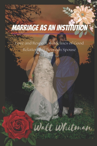 Marriage as an Institution