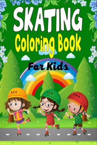 SKATING Coloring Book For Kids