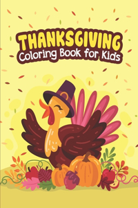 Thanksgiving Coloring Book for Kids