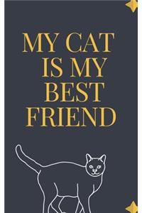 MY CAT IS MY best friend notebook