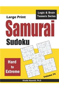Large Print Samurai Sudoku