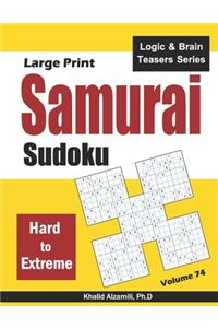 Large Print Samurai Sudoku