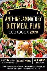 Anti-inflammatory Diet Meal Plan Cookbook 2020
