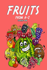 Fruit from A-Z Coloring book