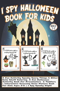 I Spy Halloween Book for Kids Ages 2-5