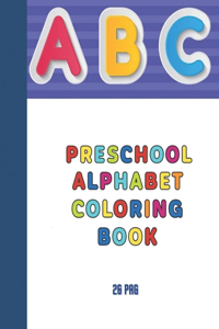 ABC preschool alphabet coloring book