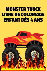 Monster Truck Livre De Coloriage Enfant Dès 4 Ans