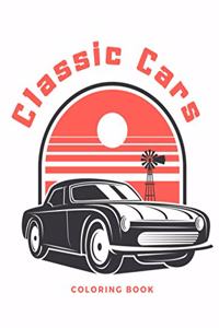 Classic Cars Coloring Book