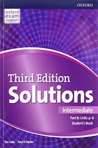 Solutions: Intermediate: Student's Book B Units 4-6