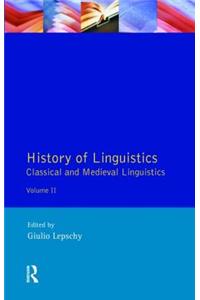 History of Linguistics Volume II