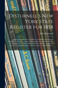 Disturnell's New York State Register for 1858