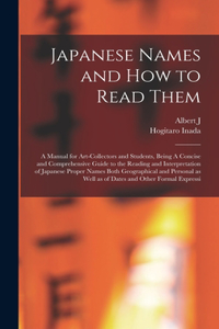 Japanese Names and how to Read Them