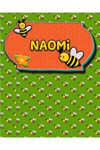 Handwriting Practice 120 Page Honey Bee Book Naomi