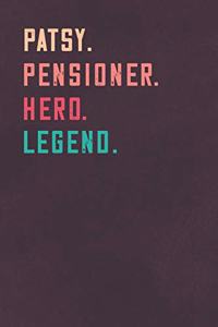 Patsy. Pensioner. Hero. Legend.