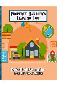 Property Manager's Leasing Log